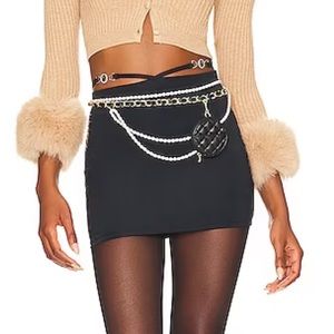 Lovers and Friends Virgil Mini Skirt in Black